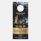 Wasmachine voor professionele druk deurhanger (Achterkant)