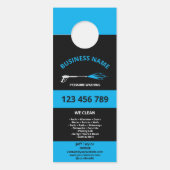 Wasmachine voor professionele druk deurhanger (Voorkant)