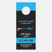 Wasmachine voor professionele druk deurhanger (Voorkant)