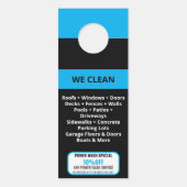 Wasmachine voor professionele druk deurhanger (Achterkant)