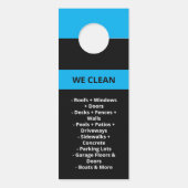 Wasmachine voor professionele druk deurhanger (Achterkant)