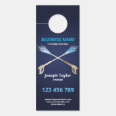 Wasmachine voor professionele druk deurhanger (Voorkant)