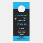 Wasmachine voor professionele druk deurhanger (Voorkant)