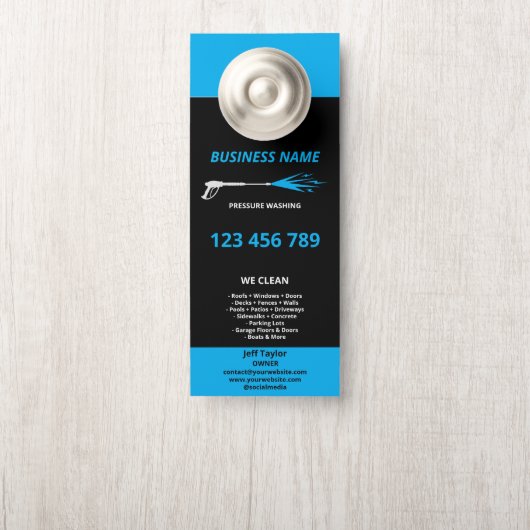 Wasmachine voor professionele druk deurhanger (Op knop)