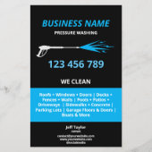 Wasmachine voor professionele druk flyer (Voorkant)