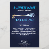 Wasmachine voor professionele druk flyer (Voorkant)