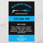 Wasmachine voor professionele druk flyer (Voorkant)