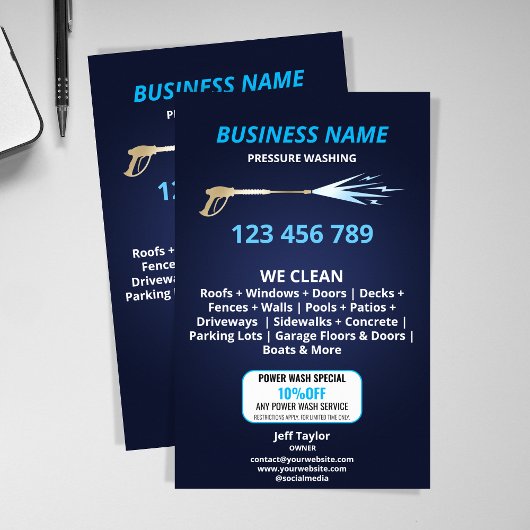 Wasmachine voor professionele druk flyer