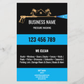 Wasmachine voor professionele druk flyer (Voorkant)