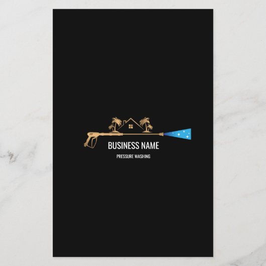 Wasmachine voor professionele druk flyer (Achterkant)