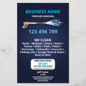 Wasmachine voor professionele druk flyer (Voorkant)