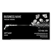 Wasmachine voor professionele druk magnetisch visitekaartje (Voorkant)