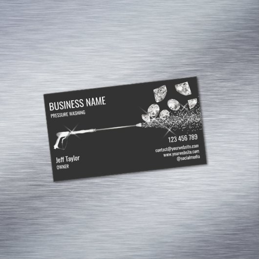 Wasmachine voor professionele druk magnetisch visitekaartje (Voorbeeld)