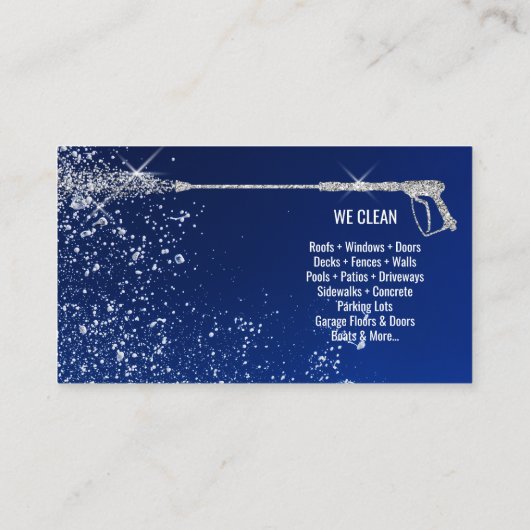 Wasmachine voor professionele druk visitekaartje (Achterkant)