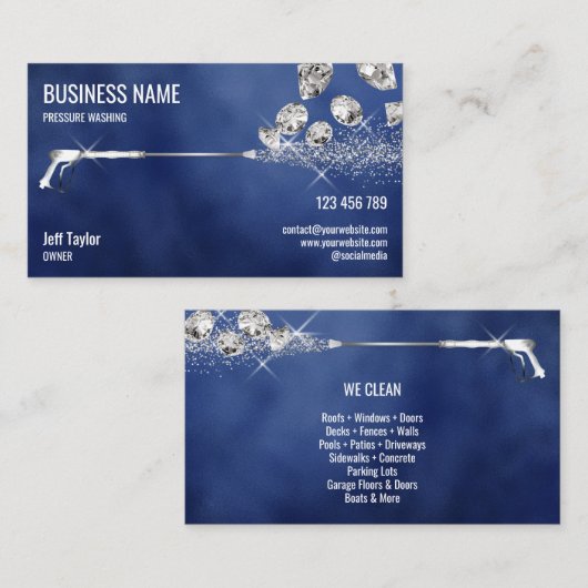 Wasmachine voor professionele druk visitekaartje (Voorkant / Achterkant)