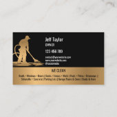 Wasmachine voor professionele druk visitekaartje (Achterkant)