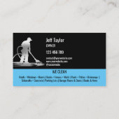 Wasmachine voor professionele druk visitekaartje (Achterkant)