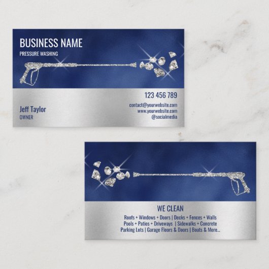 Wasmachine voor professionele druk visitekaartje (Voorkant / Achterkant)