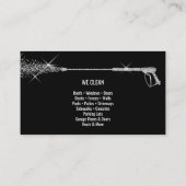 Wasmachine voor professionele druk visitekaartje (Achterkant)