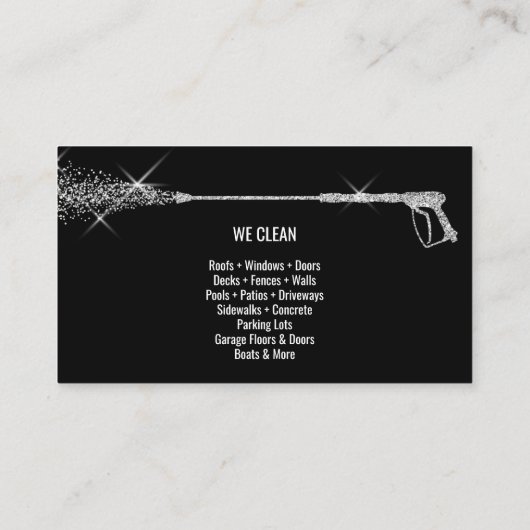 Wasmachine voor professionele druk visitekaartje (Achterkant)