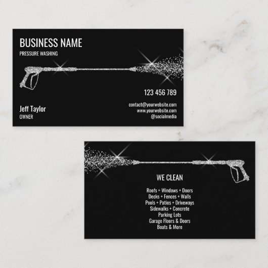 Wasmachine voor professionele druk visitekaartje (Voorkant / Achterkant)