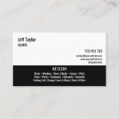 Wasmachine voor professionele druk visitekaartje (Achterkant)