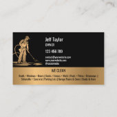 Wasmachine voor professionele druk visitekaartje (Achterkant)