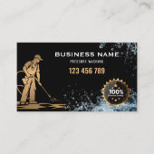 Wasmachine voor professionele druk visitekaartje (Voorkant)