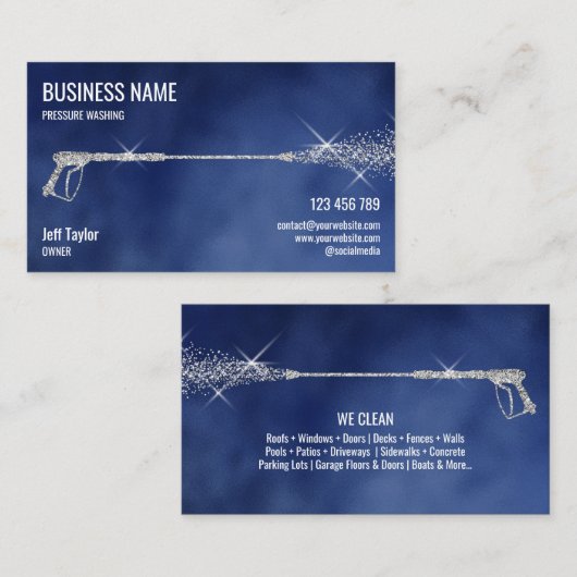 Wasmachine voor professionele druk visitekaartje (Voorkant / Achterkant)