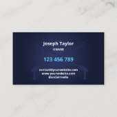 Wasmachine voor professionele druk visitekaartje (Achterkant)