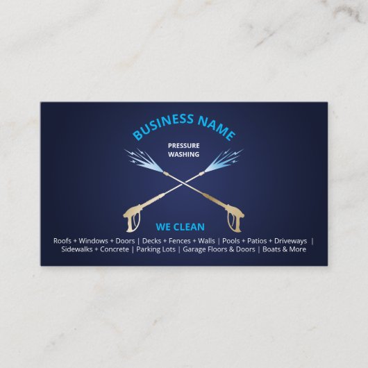 Wasmachine voor professionele druk visitekaartje (Voorkant)