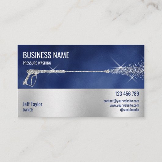 Wasmachine voor professionele druk visitekaartje (Voorkant)