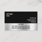 Wasmachine voor professionele druk Wasmachine B Visitekaartje (Achterkant)