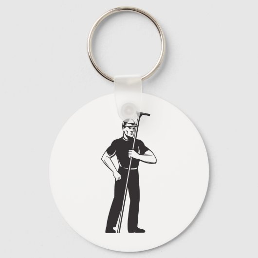 wasmachine voor ruitenwasmachine sleutelhanger (Voorkant)