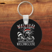Wasmachine wasbeer Fitness Bodybuildi Sleutelhanger (Voorkant)