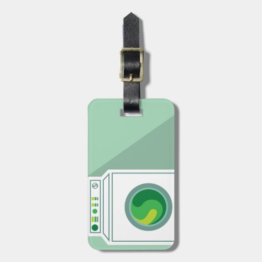 Wasmachine Wasmachine Wasmachine Bagagelabel (Voorkant verticaal)