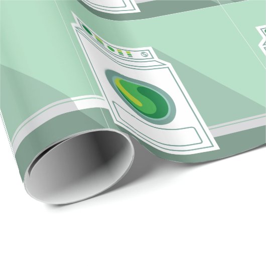 Wasmachine Wasmachine Wasmachine Cadeaupapier (Rol Hoek)