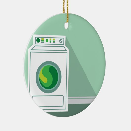 Wasmachine Wasmachine Wasmachine Keramisch Ornament (Rechts)