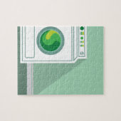 Wasmachine Wasmachine Wasmachine Legpuzzel (Horizontaal)