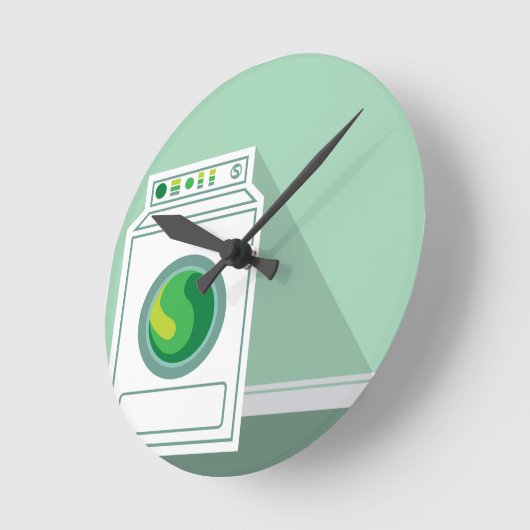 Wasmachine Wasmachine Wasmachine Ronde Klok (Hoek)