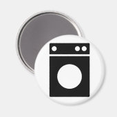 wasmachinepictogram magneet (Voorkant / Achterkant)