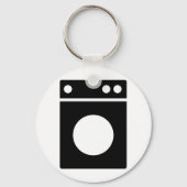 wasmachinepictogram sleutelhanger (Voorkant)