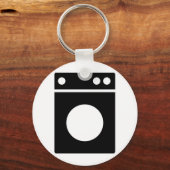 wasmachinepictogram sleutelhanger (Voorkant)