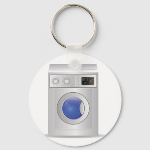 wasmachinepictogram sleutelhanger