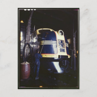 Wasmachines voor locomotieven 1939 briefkaart