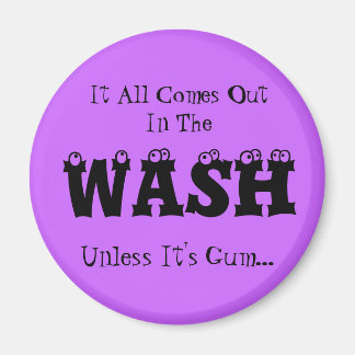 Wasmagneet - het komt allemaal uit in de was magneet