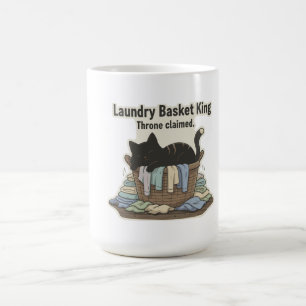 Wasmand King T-shirt Koffiemok