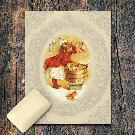  wasmeisje briefkaart