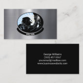 Wasmetaal voor lassen visitekaartje (Voorkant / Achterkant)