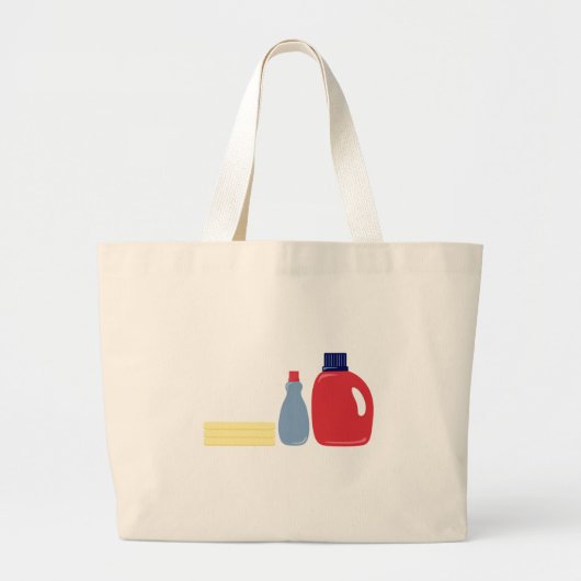 wasmiddel grote tote bag (Voorkant)